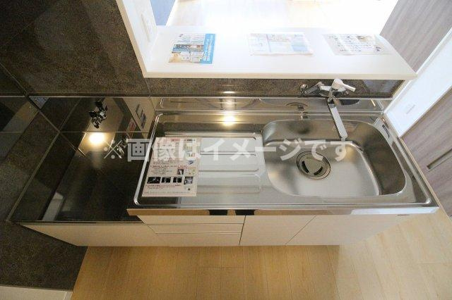 （仮称）都城天神Yマンションのキッチン|使いやすいキッチンです