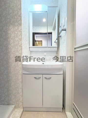 【独立洗面台】 | Luxe玉造南　仲介手数料無料