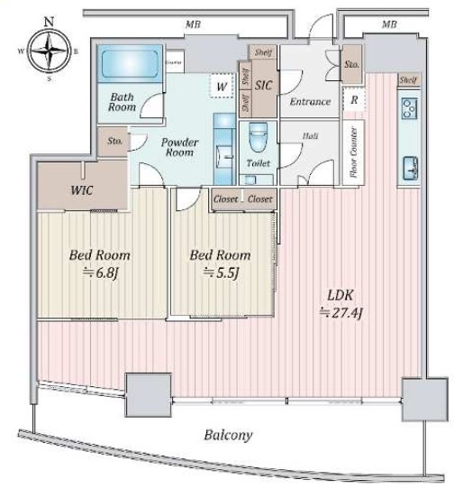 横浜市西区みなとみらい４丁目の中古マンション
