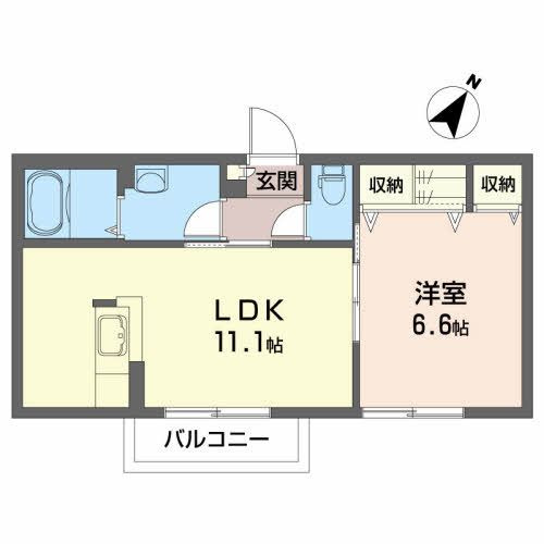 メゾン・ブルーム Ａの間取り