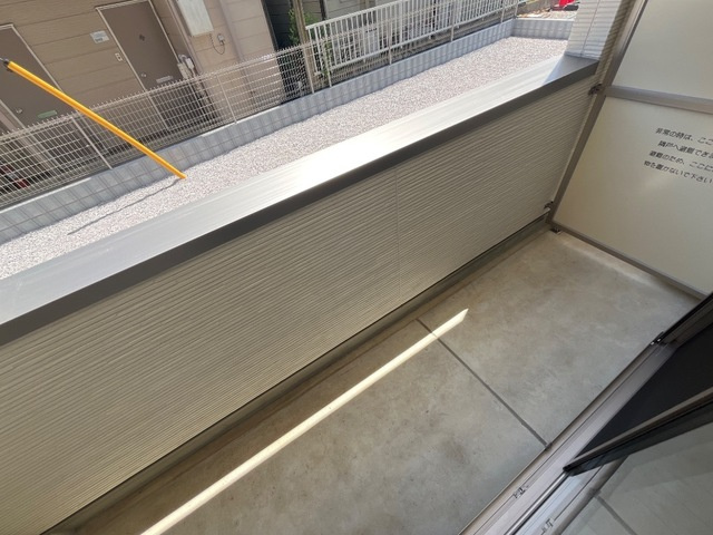 コイトハイツのバルコニー