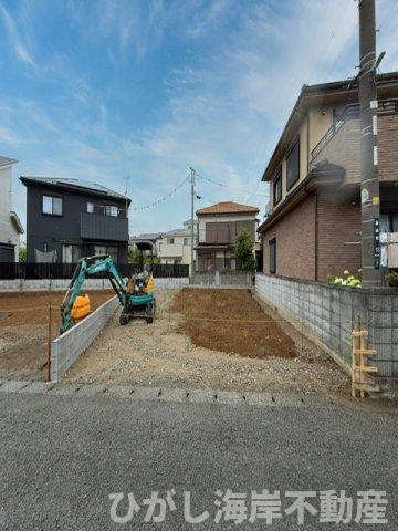 平塚市諏訪町　新築戸建の外観|5月28日撮影　建築中　現地外観