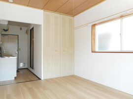 二面採光で明るい室内