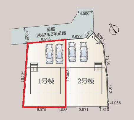 Cradlegarden　 日立市小木津町　第6　1の前面道路含む現地写真|並列駐車可能です。気になる他の物件と合わせての現地ご案内も可能です。お気軽にお問い合わせください。