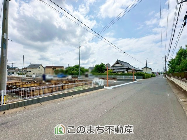 LiveleGarden.S下野市上大領の前面道路含む現地写真|前面道路含む現地写真