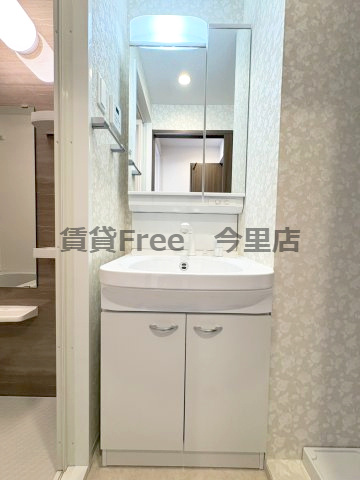 【独立洗面台】 | Luxe玉造南　仲介手数料無料