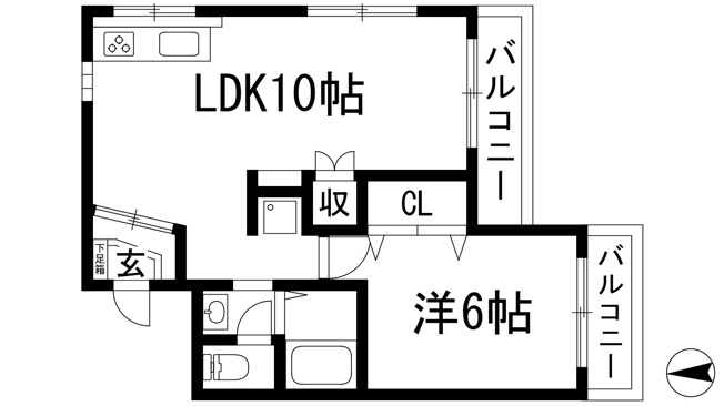 【間取り】 | ハイム門戸