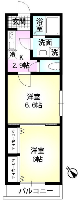 メゾンラテールの間取り