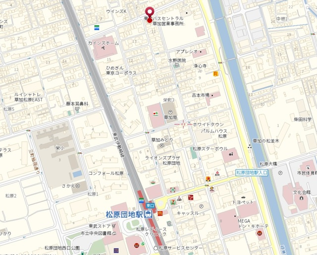 メゾン川島Ⅱの地図|★案内図★