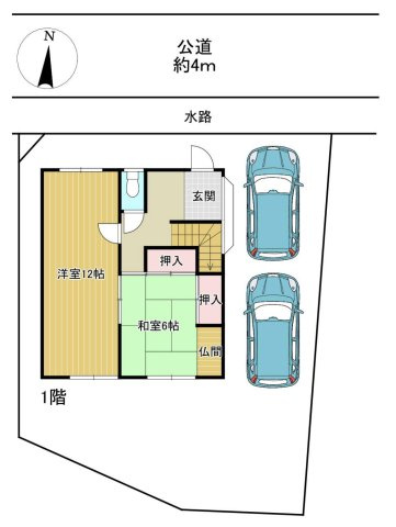 【区画図】 | 熊谷市柿沼　中古戸建