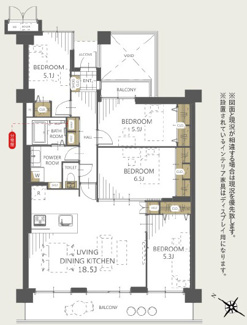 【間取り】 | ルネ大宮パークステイツ