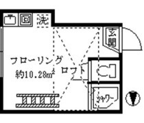 中野区若宮３丁目のアパートの間取り