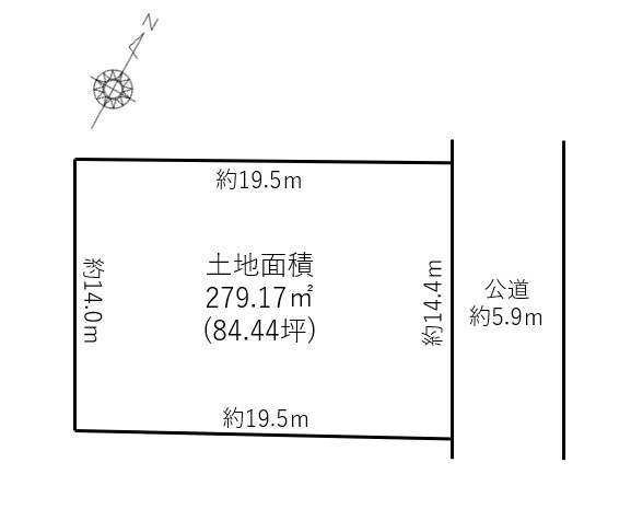 名東区梅森坂２丁目土地の画像