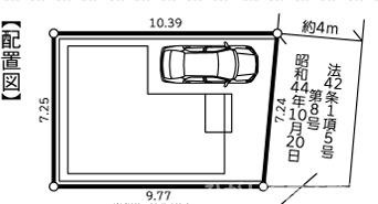 茅ヶ崎市円蔵2丁目  　新築戸建の区画図|区画図