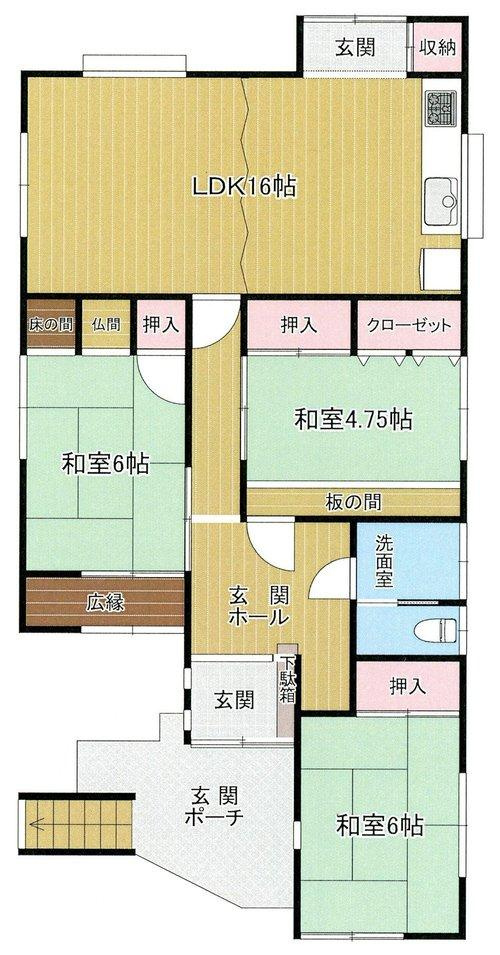 別府市南立石の間取り