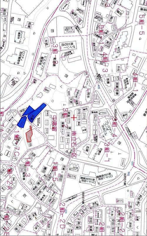 別府市南立石の地図