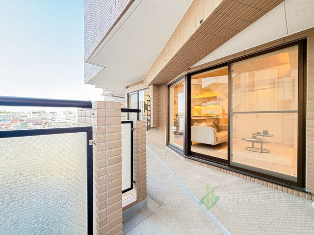 ディアナコート二子玉川園のバルコニー