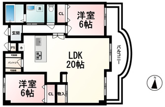 【間取り】 | アメニティ草津