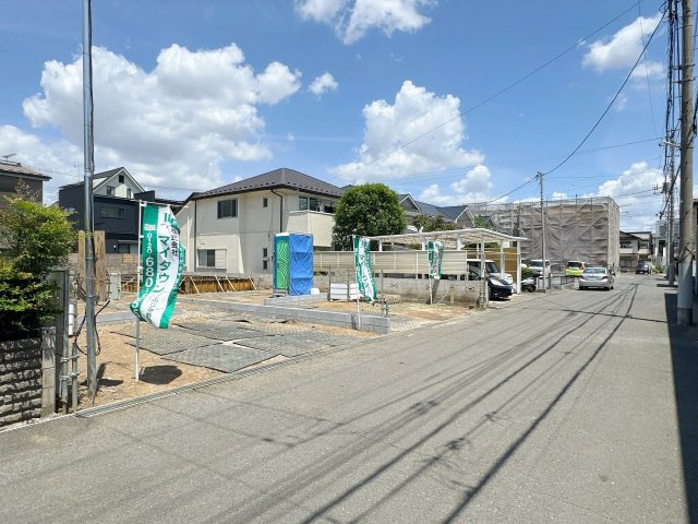 【前面道路含む現地写真】 | 川越市稲荷町　新築一戸建住宅　全2棟　（ふじみ野店） | 周辺環境とあわせてご案内いたします！お気軽にお問い合わせください！