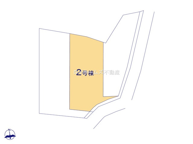 【区画図】 | 犬山市大字羽黒字成海郷57-2『仲介料無料』新築戸建て | 2号棟