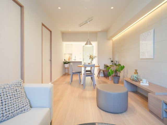 アスコットパーク日本橋小伝馬町の居間・リビング|アスコットパーク日本橋小伝馬町：約１６．９帖のリビングです！