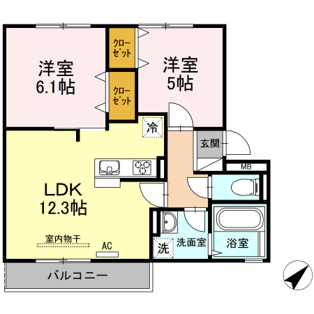 ブリッサの間取り