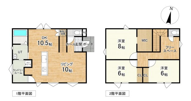 【北見市高栄西町】見た目はホテルライク、中身は超高性能！最新モデルハウス♪の間取り