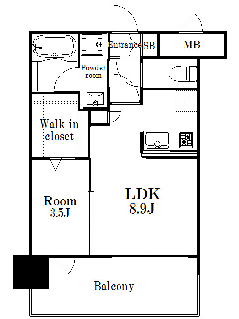 新品家具付きマンション住吉7(KaGood福岡)