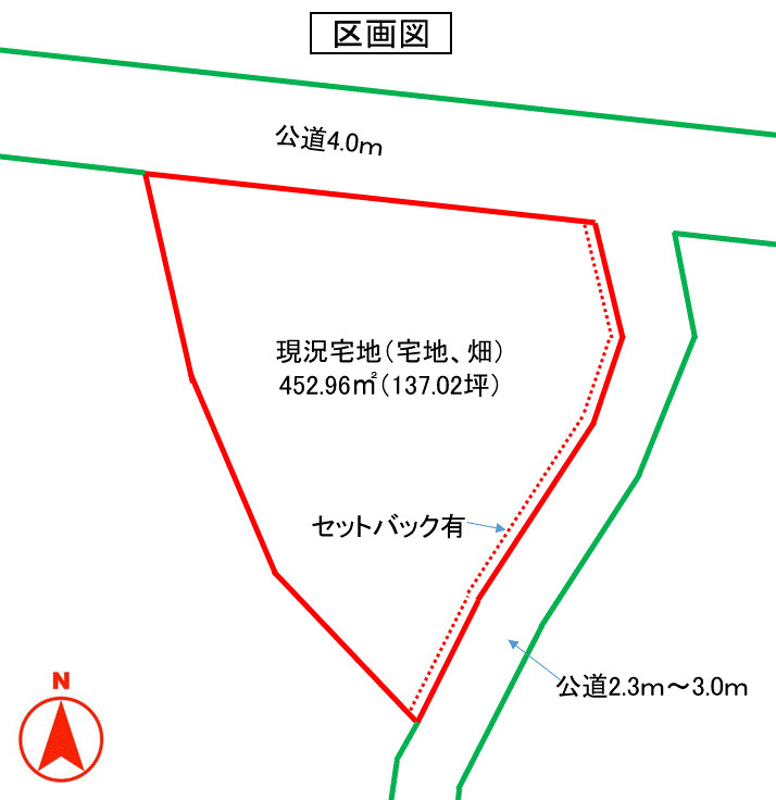 高崎市寺尾町　土地1700の土地図