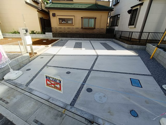 北葛飾郡松伏町松伏　松伏　新築戸建　全9棟の駐車場|駐車場です