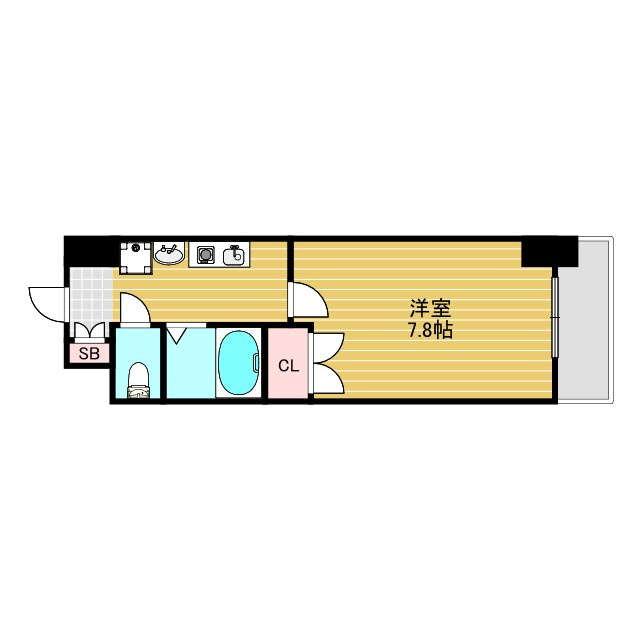 コンセール裕恵の間取り