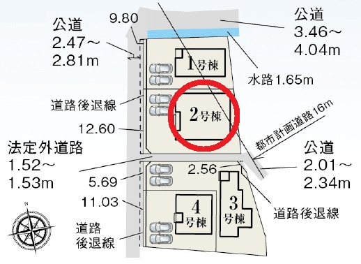 西尾市巨海町北浜田第2　新築分譲住宅　全4棟　2号棟のその他