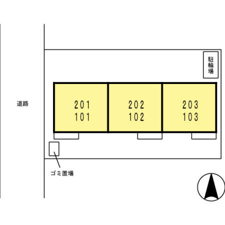 グレイス 桜の区画図