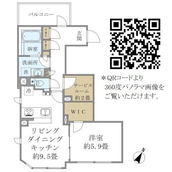 ＣＯＭＰＯＳＩＴＥ高輪の間取り