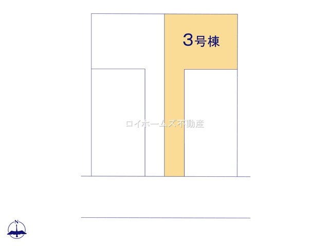 【区画図】 | 名古屋市中川区一色新町２丁目205『仲介料無料』新築戸建て | 3号棟