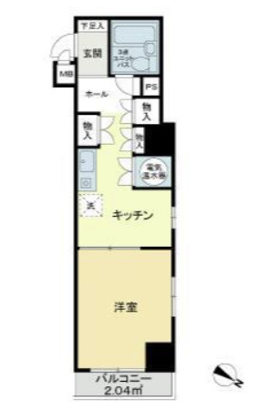 ライオンズマンション初台第３の間取り