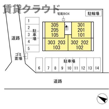 グランツ白金の区画図