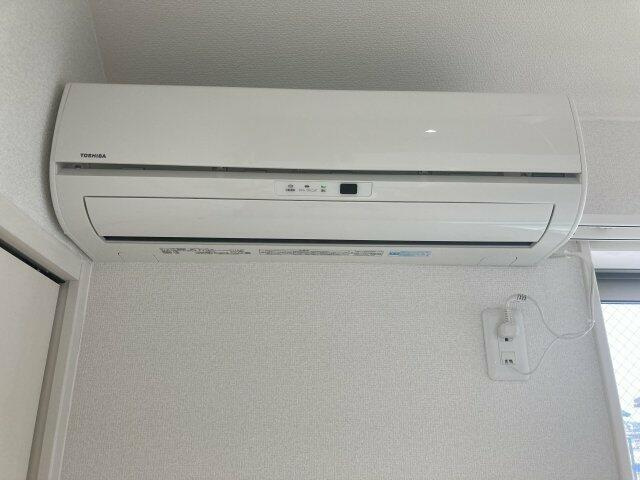 エアコン付きで快適に過ごせます
