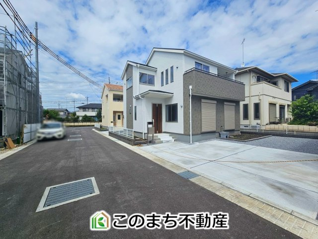 LiveleGarden.S下野市上大領の前面道路含む現地写真|前面道路含む現地写真