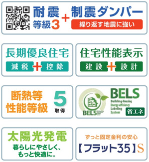 【省エネ性能ラベル】 | 【仲介手数料無料！！】府中市四谷1丁目　新築戸建て（全1棟）1号棟　6180万円