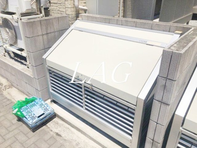 【その他共用部分】 | プラチナパレス | 共用ゴミ置き場です。