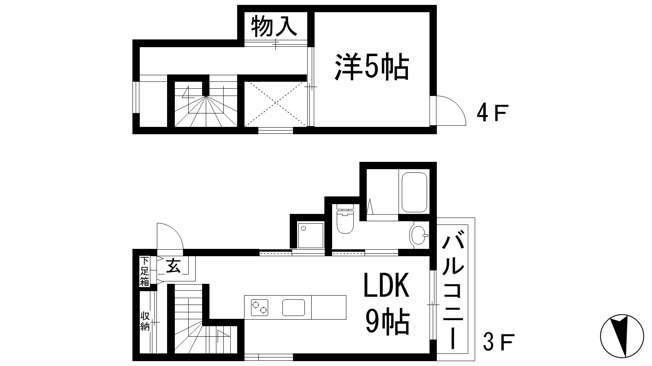 【間取り】 | キャトルセゾン