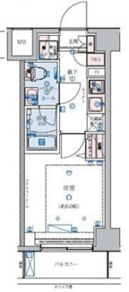 【間取り】 | リヴシティ横濱石川町 | 反転タイプです。