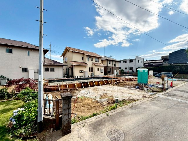 【外観】 | 阿見町若栗第7　新築戸建　2号棟 | ５月２９日撮影