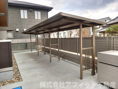 【その他共用部分】 | D-ROOM東手城 | 屋根付き駐輪場