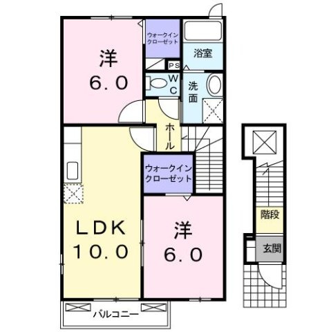 サン・レミール　Ａの間取り