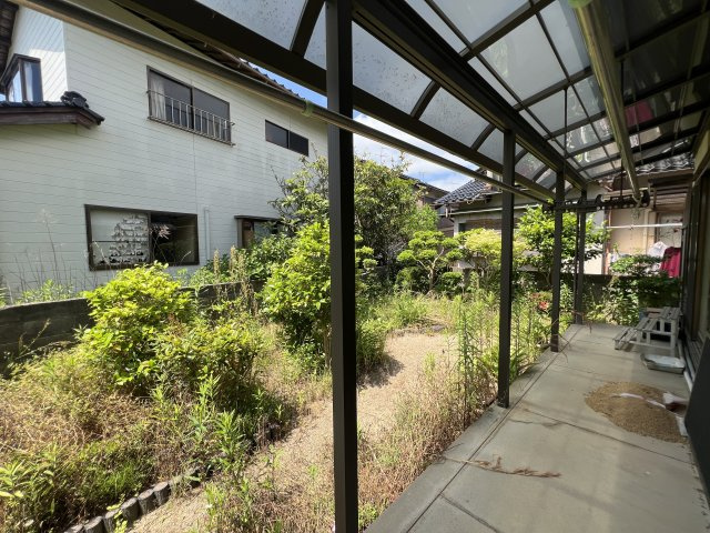 米子市旗ヶ崎９丁目　中古住宅の庭