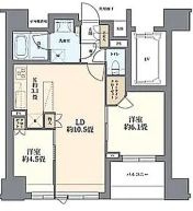 台東区千束４丁目の賃貸マンションの間取り