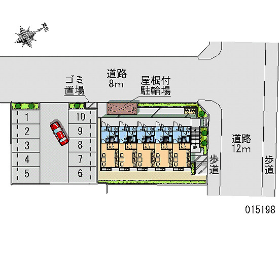 レオパレスさくらの駐車場|画像4