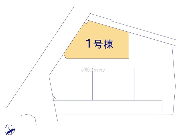 取手市井野8期　新築戸建　1号棟の区画図